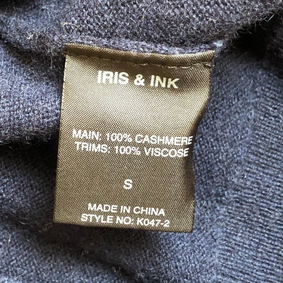 EUC Iris & Ink Cashmere Sweater w/Open Sleeves - Picture 7 of 8